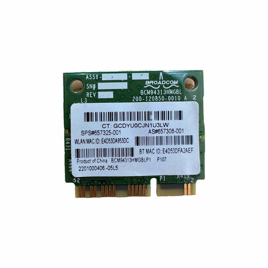 Broadcom  802.11n 2.4Ghz Wireless LAN WiFi + Bluetooth Mini PCI-E Karte - Shopgalaxy