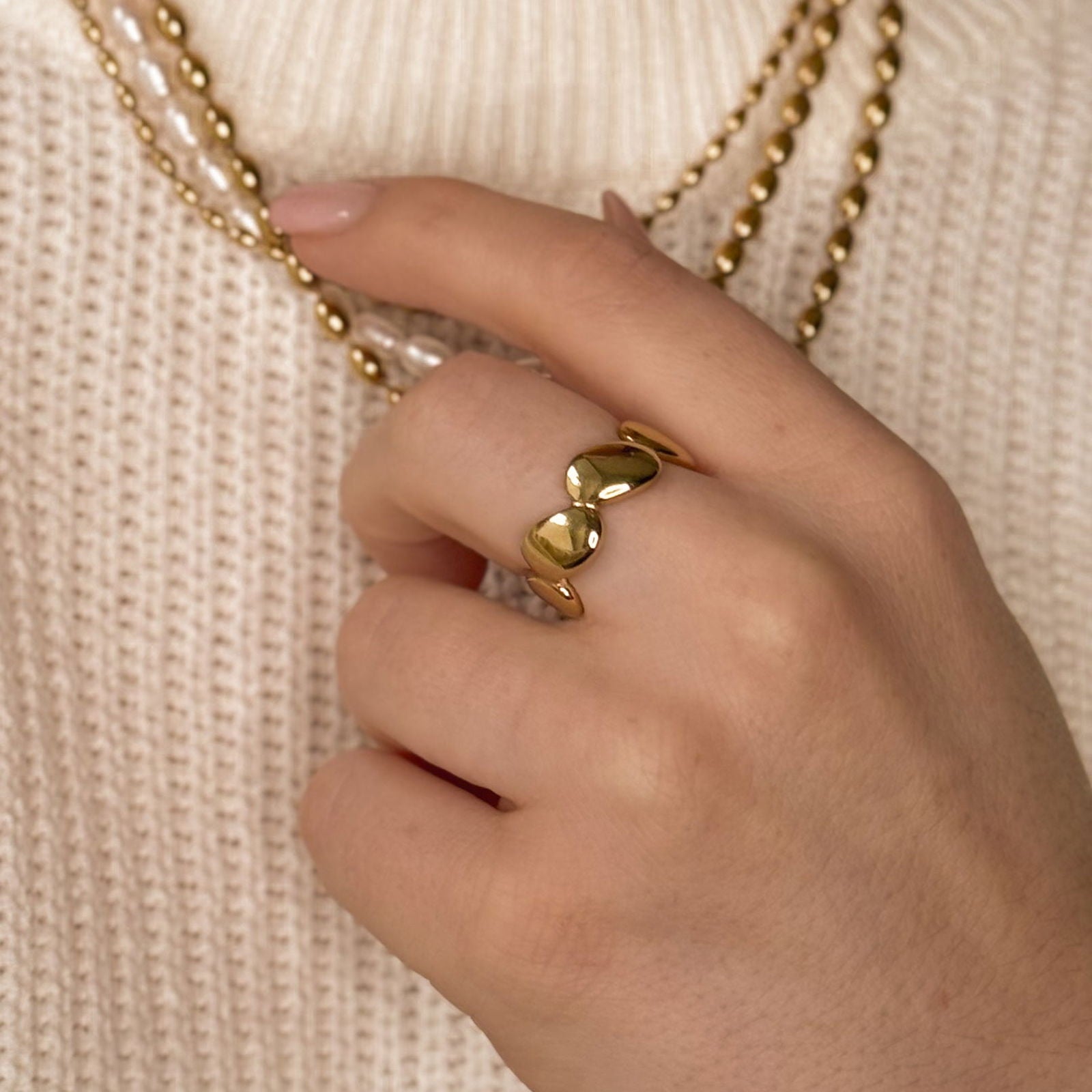CALCOLO Ring | Edelstahl | wasserfest - Shopgalaxy