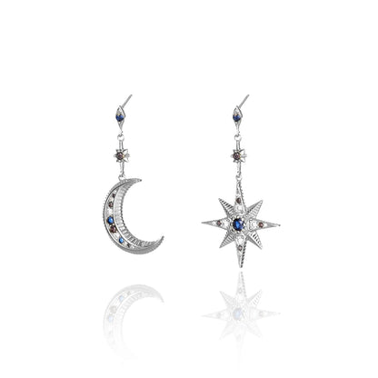 CELESTE MOON & STAR STUDS - Shopgalaxy
