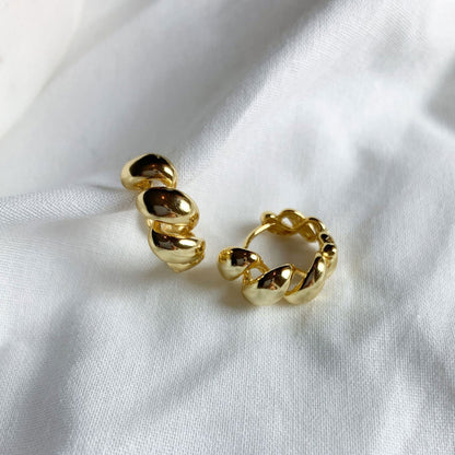 CHUNKY CROISSANT HOOPS 2CM - Shopgalaxy.ch