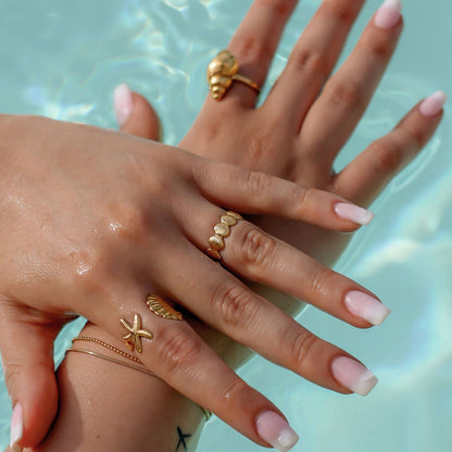 CONCHIGLIA DORATA Ring - Shopgalaxy.ch