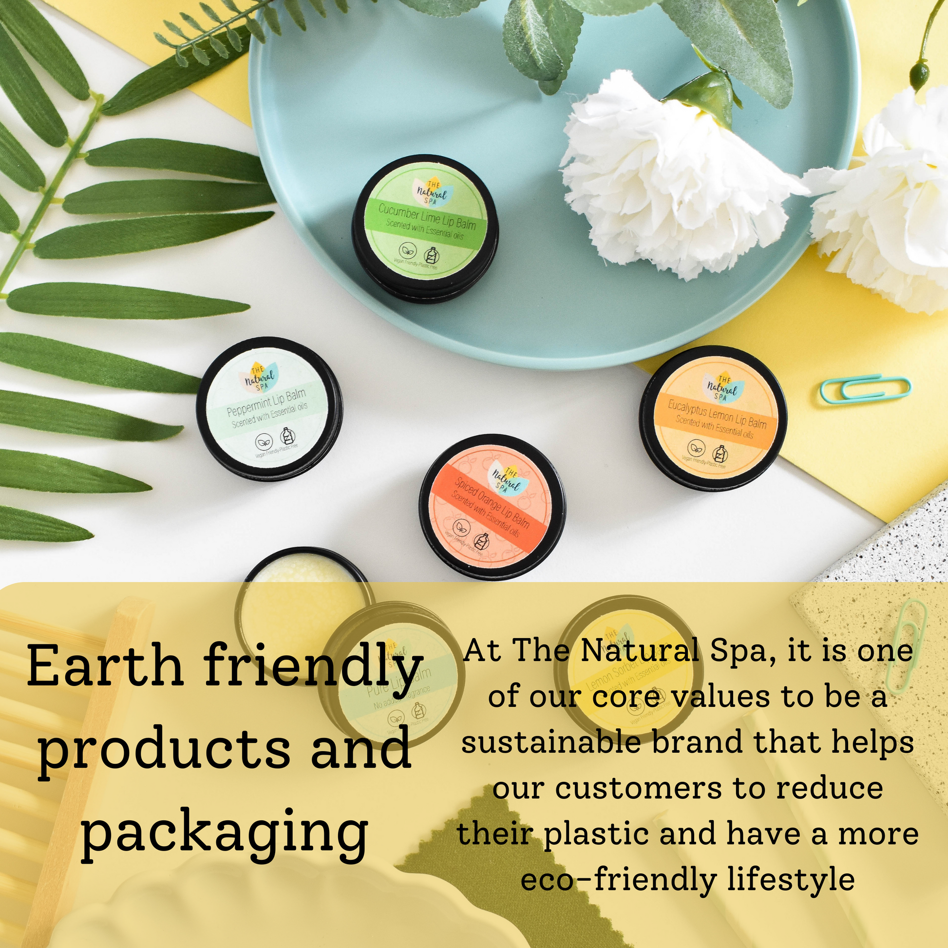 Lemon Sorbet All Natural Lip Balm-2
