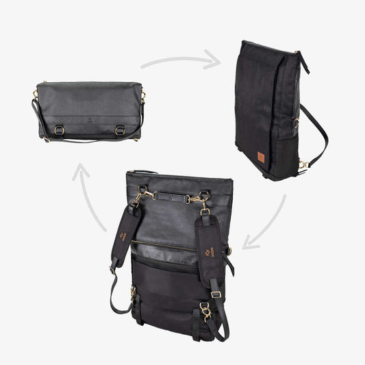 DAKOTA 3 in 1 Convertible Backpack Purse, Black - Shopgalaxy