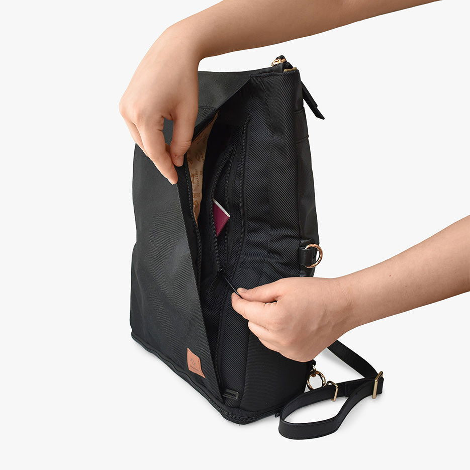 DAKOTA 3 in 1 Convertible Backpack Purse, Black - Shopgalaxy