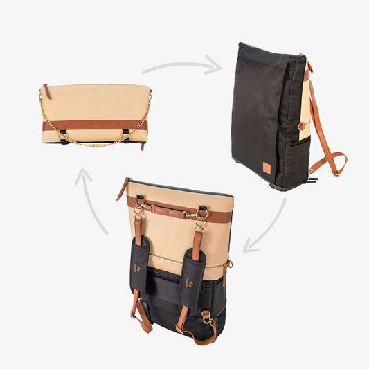 DAKOTA 3 in 1 Convertible Backpack Purse, Sand - Shopgalaxy