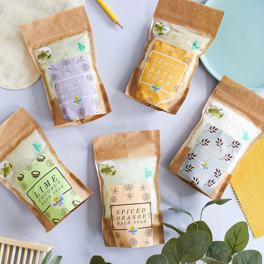 225g Eucalyptus Bath Soak - Compostable pouch-1