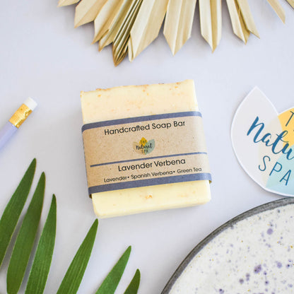 Lavender Verbena Soap Bar - Spanish Verbena and Lavender- 3 different styles-1