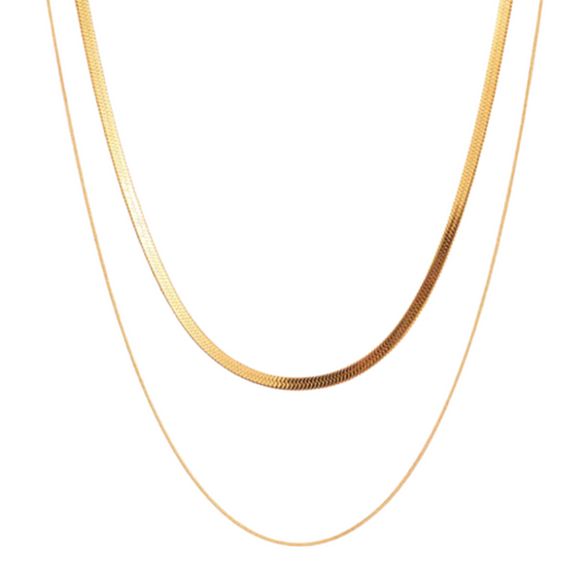 DUE VOLTE Kette - Edelstahl - Shopgalaxy.ch