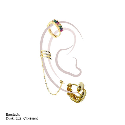 DUSK HELIX HOOP 1CM - Shopgalaxy.ch