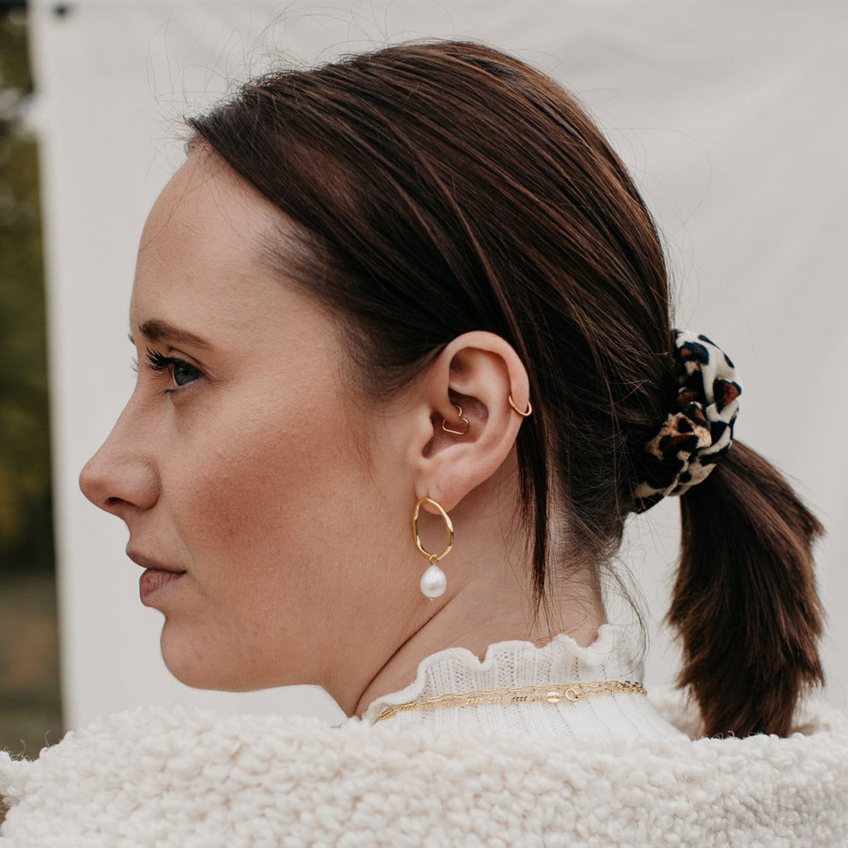 FIJI PEARL HOOPS 2,2CM - Shopgalaxy