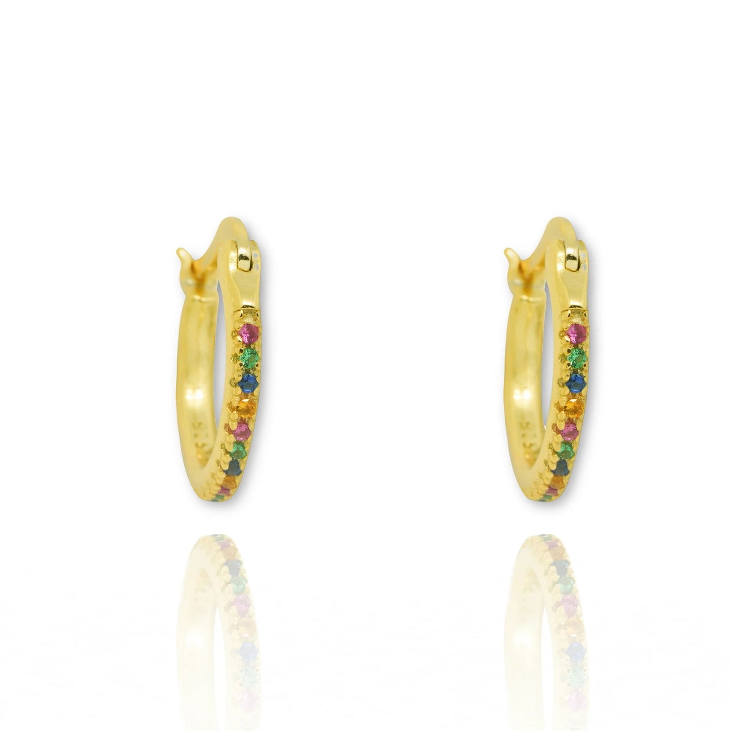 FRIDA RAINBOW HOOPS 1,3CM - Shopgalaxy