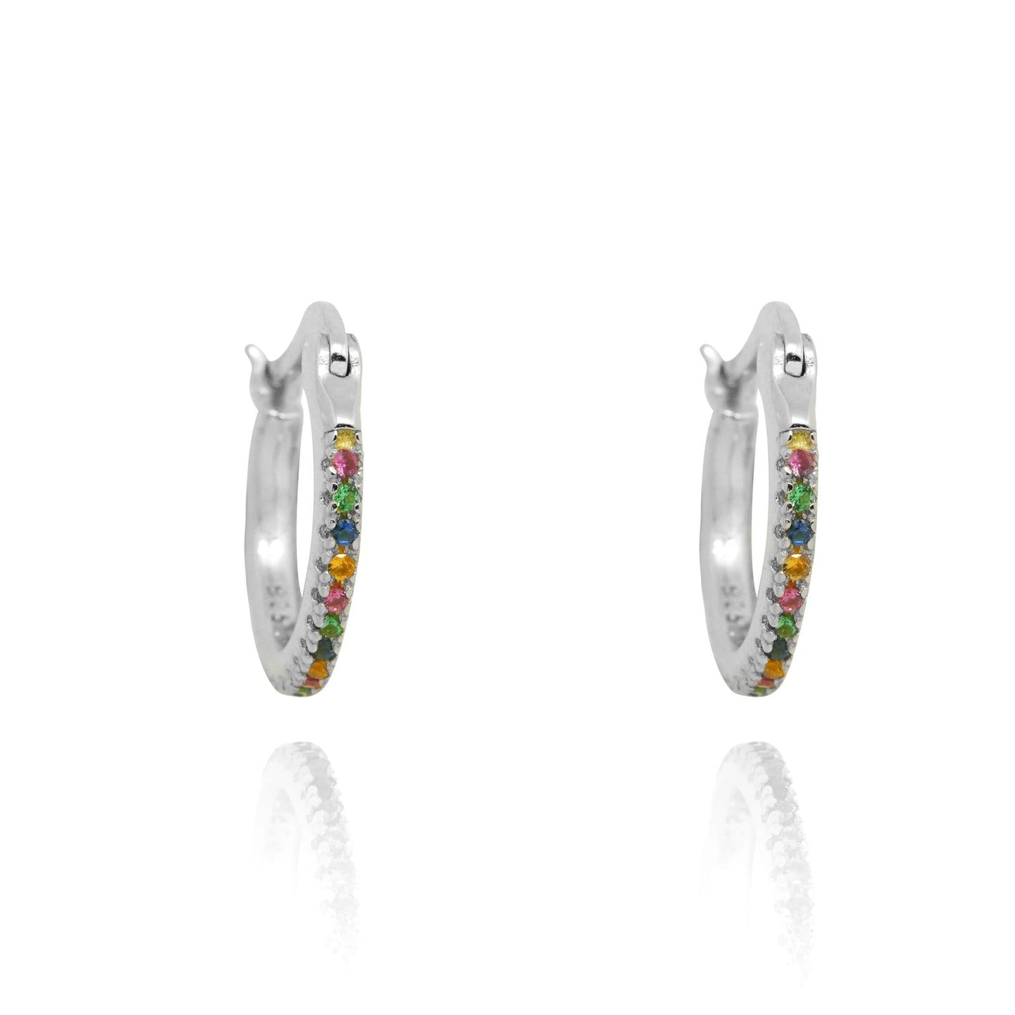 FRIDA RAINBOW HOOPS 1,3CM - Shopgalaxy