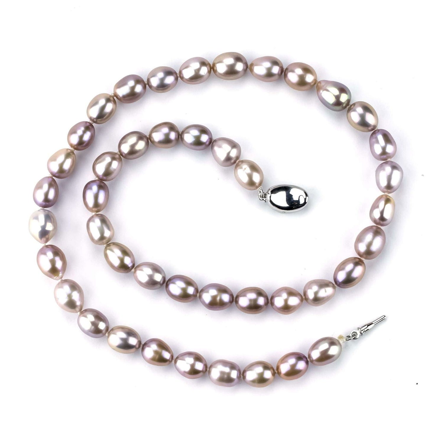 Freshwater Drop Shape Purple 17.7 inches Pullenvale Strand Necklace 8-9 mm AAA - Shopgalaxy