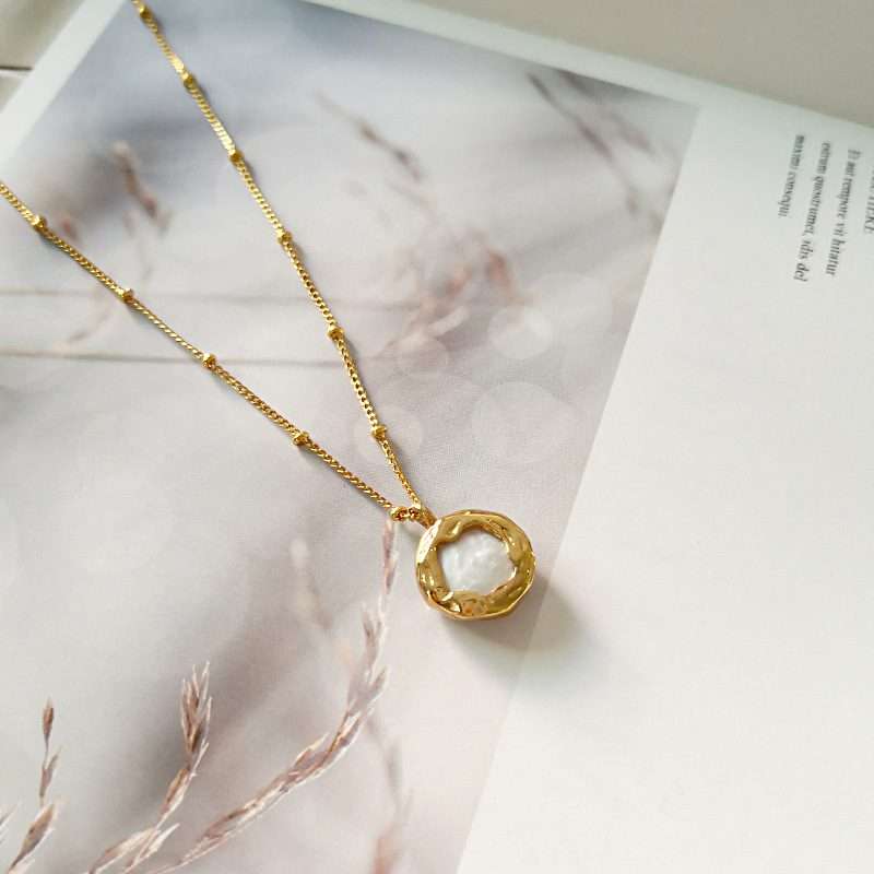 Freshwater Pearl Davenport Pendant Necklace - Shopgalaxy