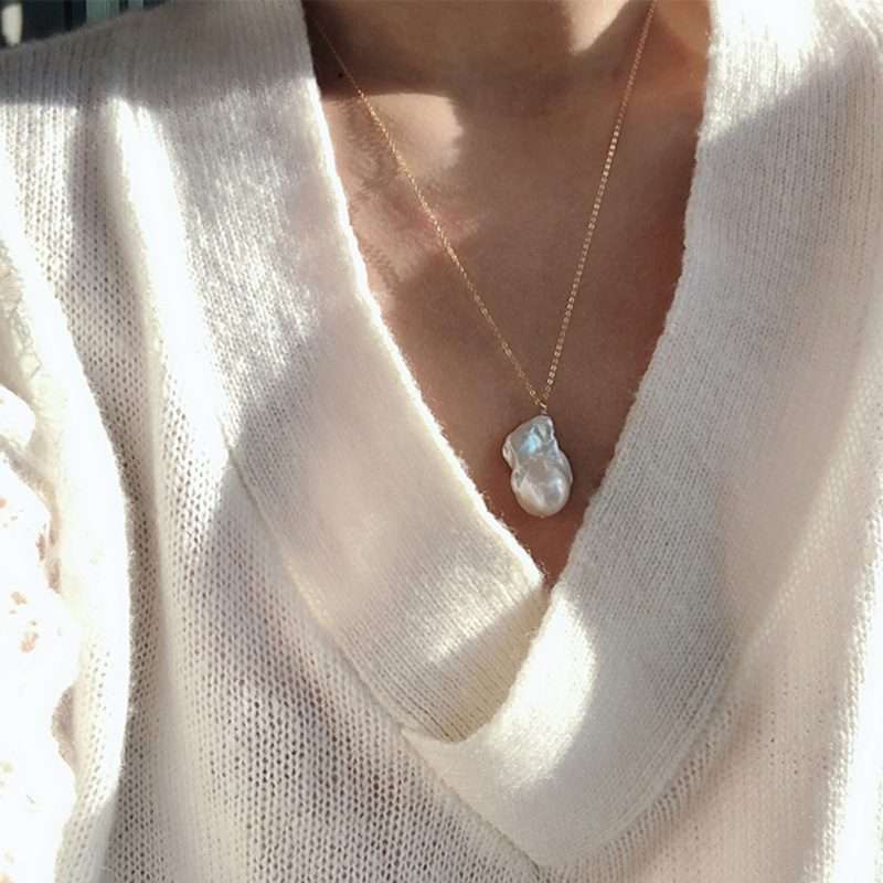 Freshwater Pearl Hahndorf Pendant Necklace - Shopgalaxy