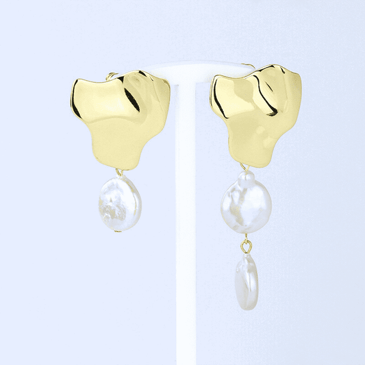 Freshwater Pearls Aventura Mismatch Earrings - Shopgalaxy