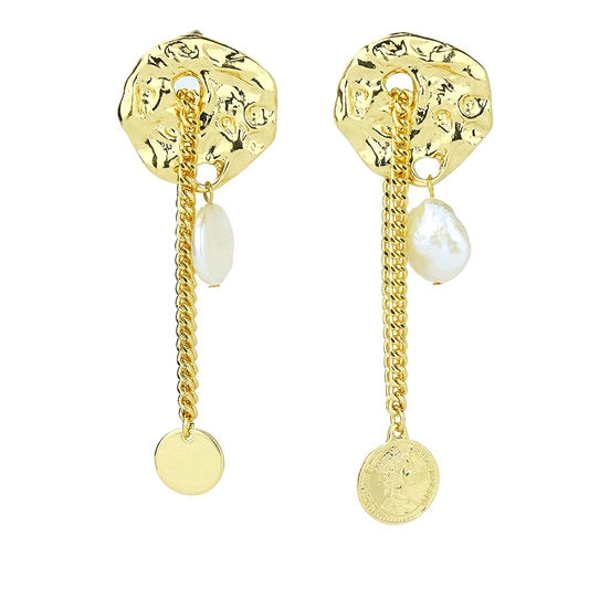 Freshwater Pearls El Portal Earrings - Shopgalaxy