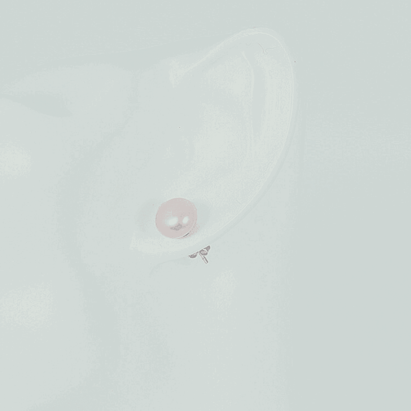 Freshwater Purple Pearl Freemantle Stud Earrings 8-9 mm AAA - Shopgalaxy