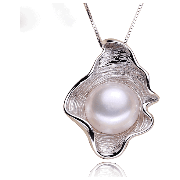 Freshwater White Pearls Lisbon Pendant 8-9 mm AAA - Shopgalaxy.ch