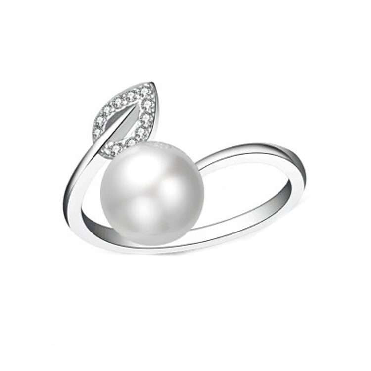 Freshwater White Pearls Yamba Rings 9-10 mm AAA - Shopgalaxy.ch