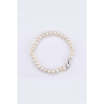 Georgian Jewellery Set 8 - 9 mm AAAA White Freshwater Pearls with 17' Strand - Shopgalaxy