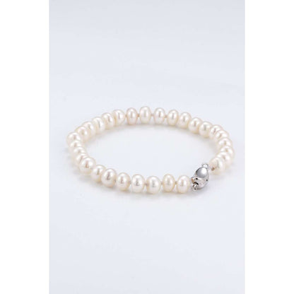 Georgian Jewellery Set 8 - 9 mm AAAA White Freshwater Pearls with 17' Strand - Shopgalaxy