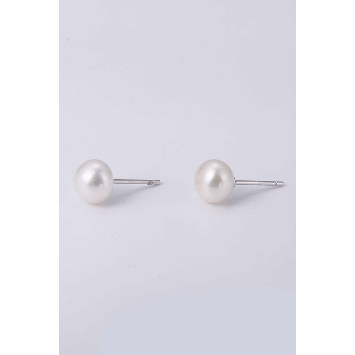 Georgian Jewellery Set 8 - 9 mm AAAA White Freshwater Pearls with 17' Strand - Shopgalaxy