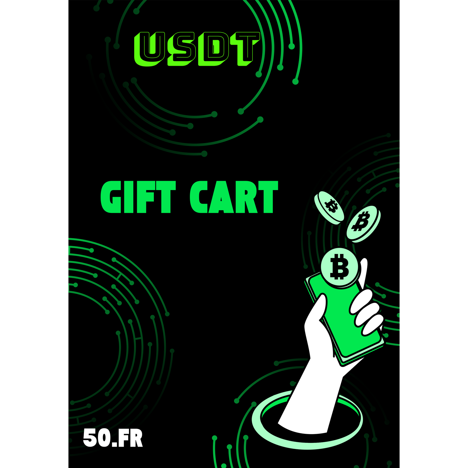Gift Card 50 USDT Key - Shopgalaxy.ch