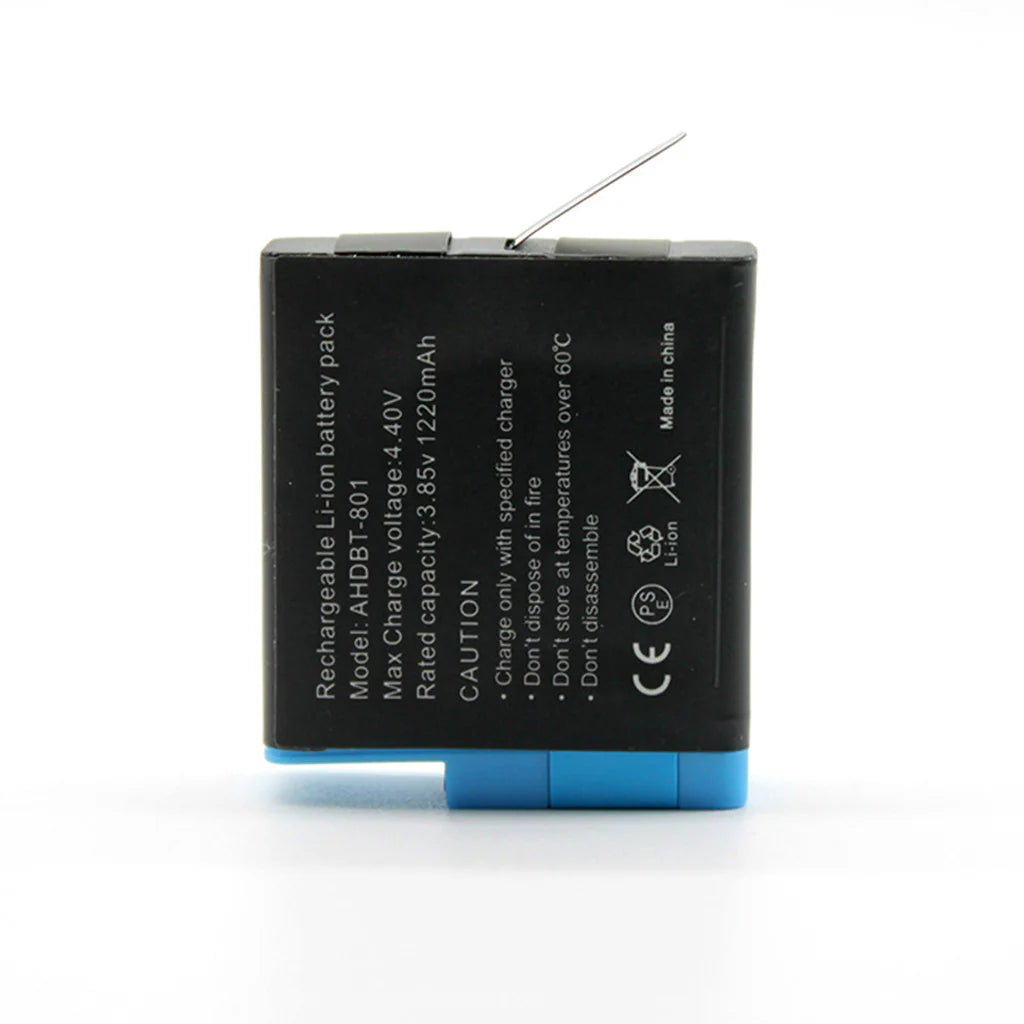 GoPro Hero8/7/6/5 1220mAh 3.85V Akku Coyote Sportkamera AHDBT801 - Shopgalaxy.ch