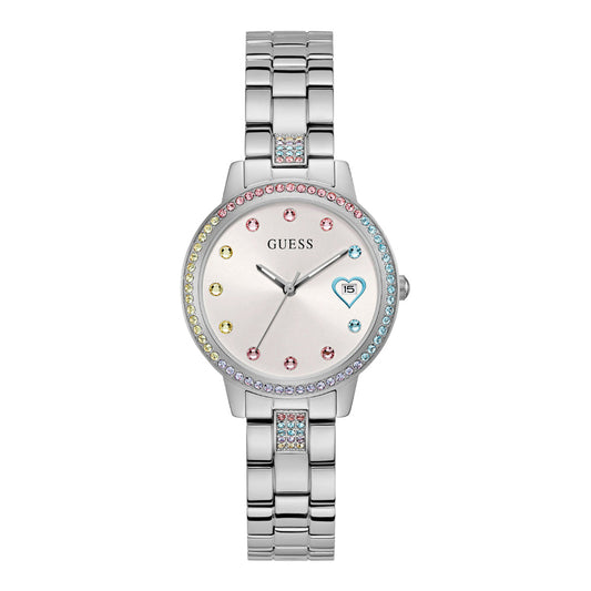 Guess Three of Hearts GW0657L1 Damenuhr - Shopgalaxy.ch