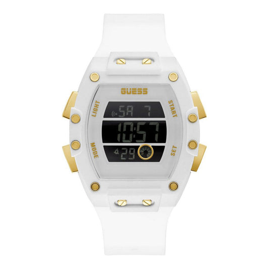 Guess Tonneau GW0340G1 Herrenuhr Chronograph - Shopgalaxy.ch