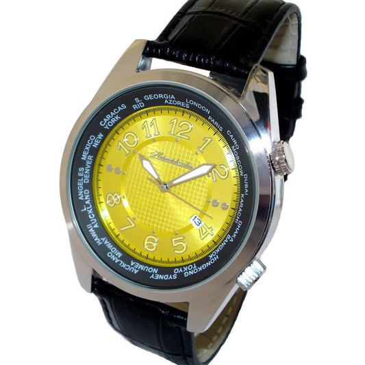 HEINRICHSSOHN Danzig Champagne HS1003Y Herrenuhr - Shopgalaxy.ch