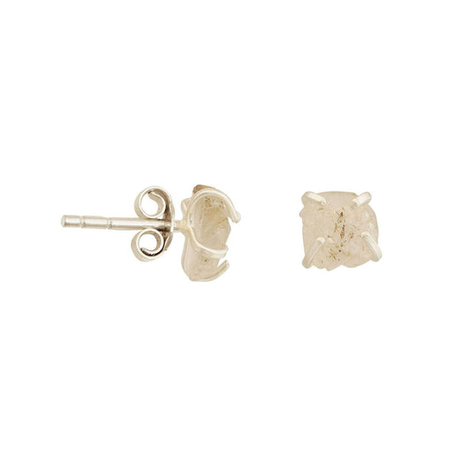 Handmade Herkimer Diamond Earrings in its Natural form in Silver 925 - Shopgalaxy.ch