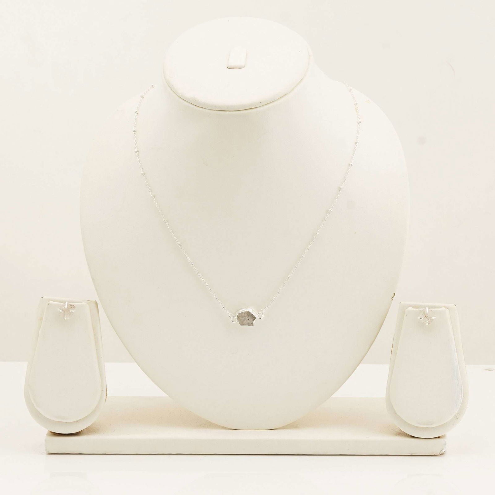 Handmade Herkimer Diamond Set in its Natural form in Silver 925 - Shopgalaxy