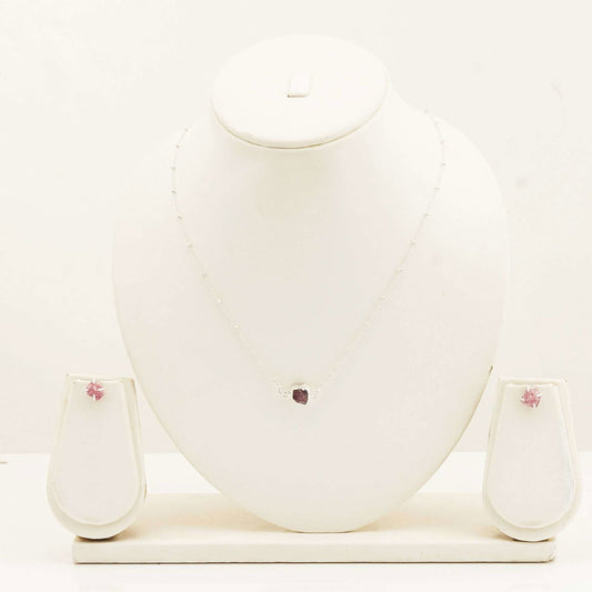 Handmade Rose Quartz Set in its Natural form in Silver 925 - Shopgalaxy