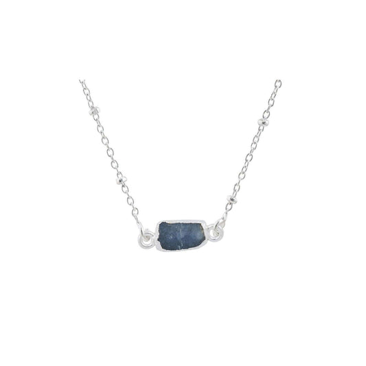 Handmade Sapphire Pendant in its Natural form in Silver 925 - Shopgalaxy.ch