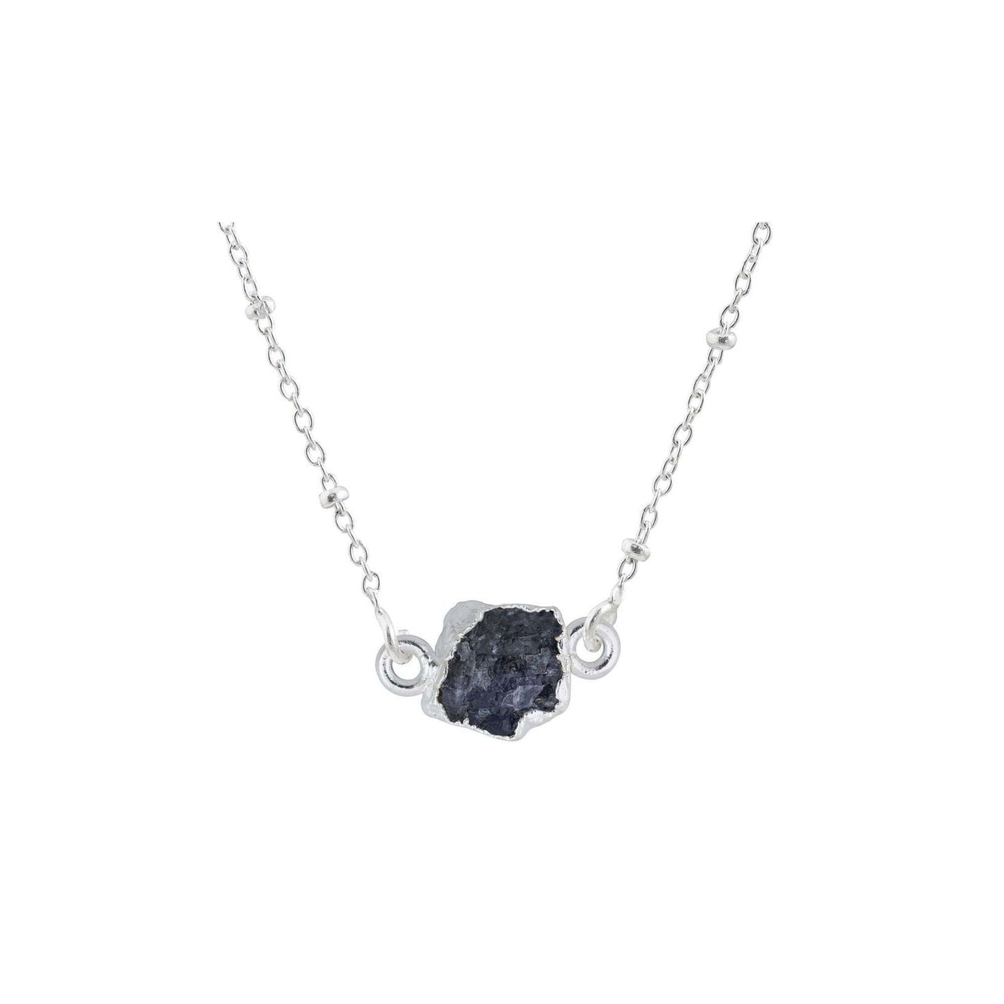 Handmade Tanzanite Pendant in its Natural form in Silver 925 - Shopgalaxy.ch