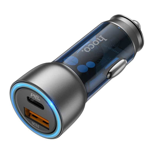Hoco Autoladegerät Typ-C und USB-A kompatibel 43W - Shopgalaxy