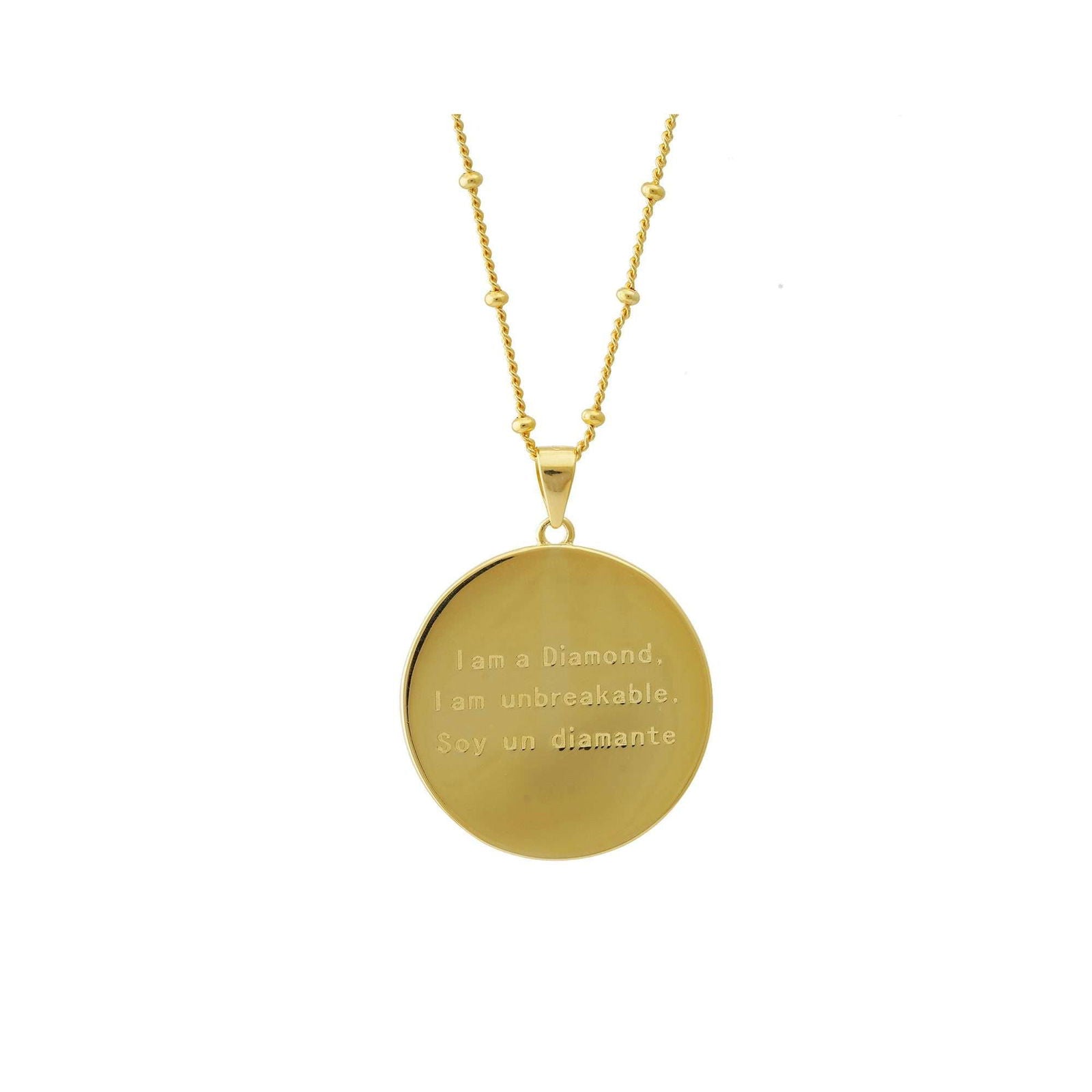 I am a Diamond, I am unbreakable Necklace - Shopgalaxy