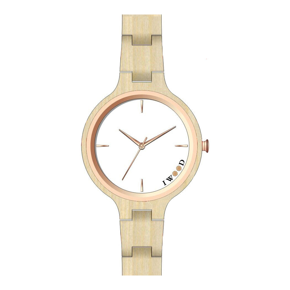 Iwood Echtholz Damenuhr IW18442001 - Shopgalaxy.ch