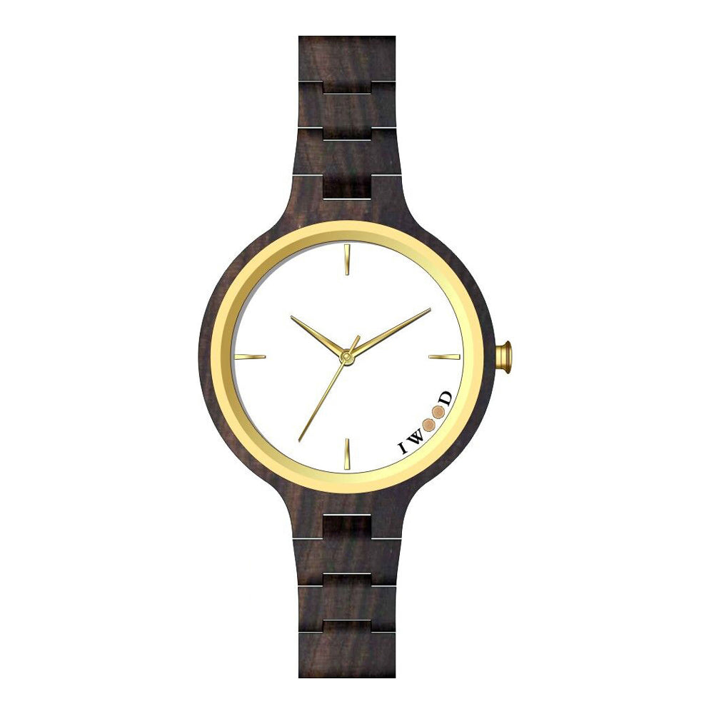 Iwood Echtholz Damenuhr IW18442002 - Shopgalaxy.ch