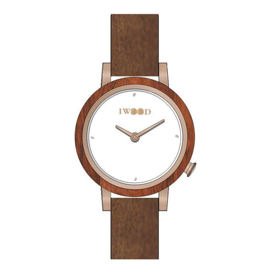 Iwood Echtholz Damenuhr IW18443002 - Shopgalaxy.ch