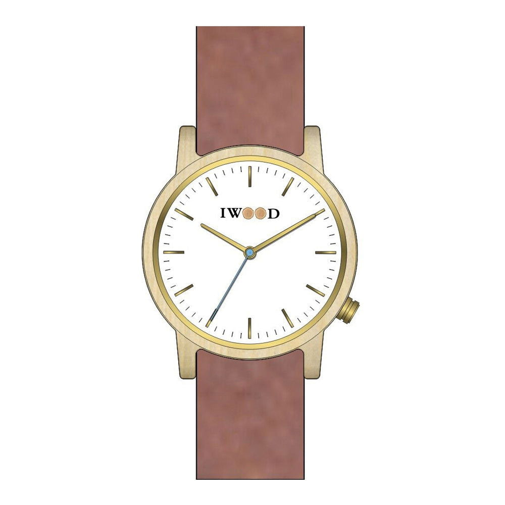 Iwood Echtholz Herrenuhr IW18444002 - Shopgalaxy.ch