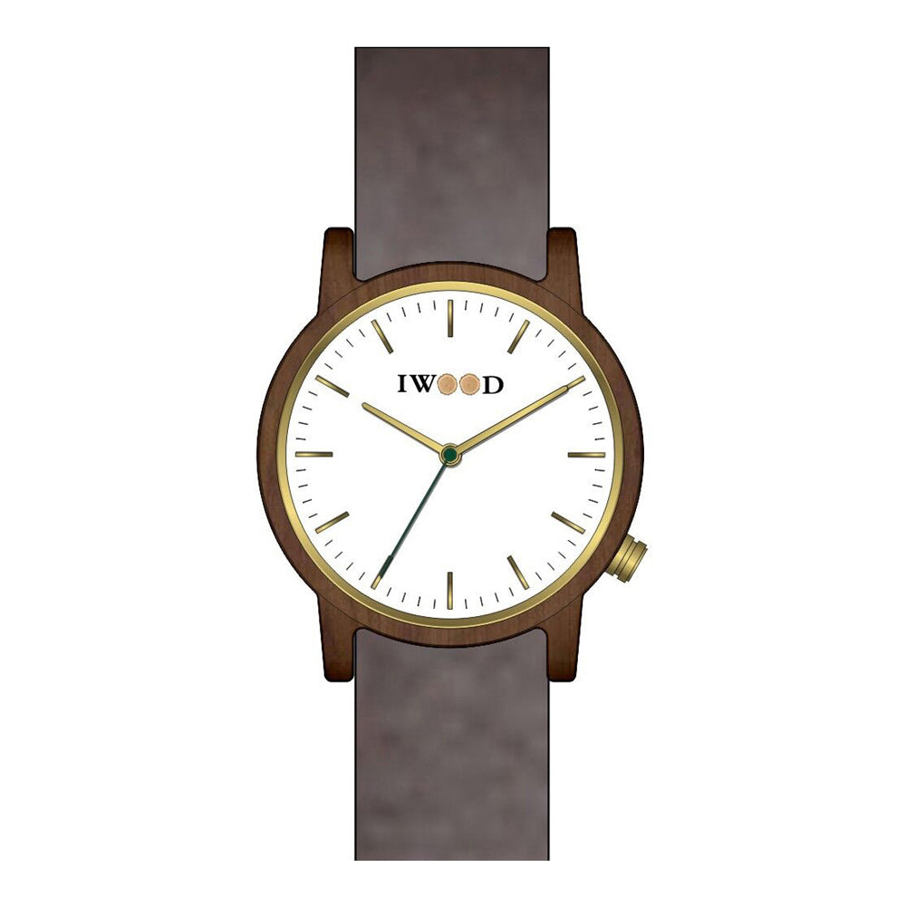Iwood Echtholz Herrenuhr IW18444003 - Shopgalaxy.ch