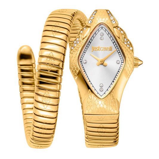 Just Cavalli Signature Snake Ferocious JC1L306M0035 Damenuhr-0