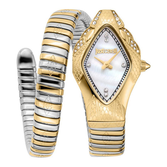 Just Cavalli Signature Snake Ferocious JC1L306M0065 Damenuhr-0