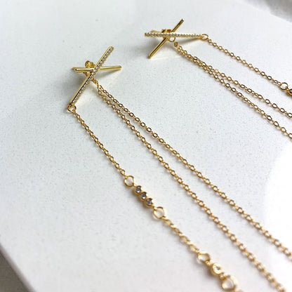 LAILA DANGLING EARRINGS - Shopgalaxy.ch