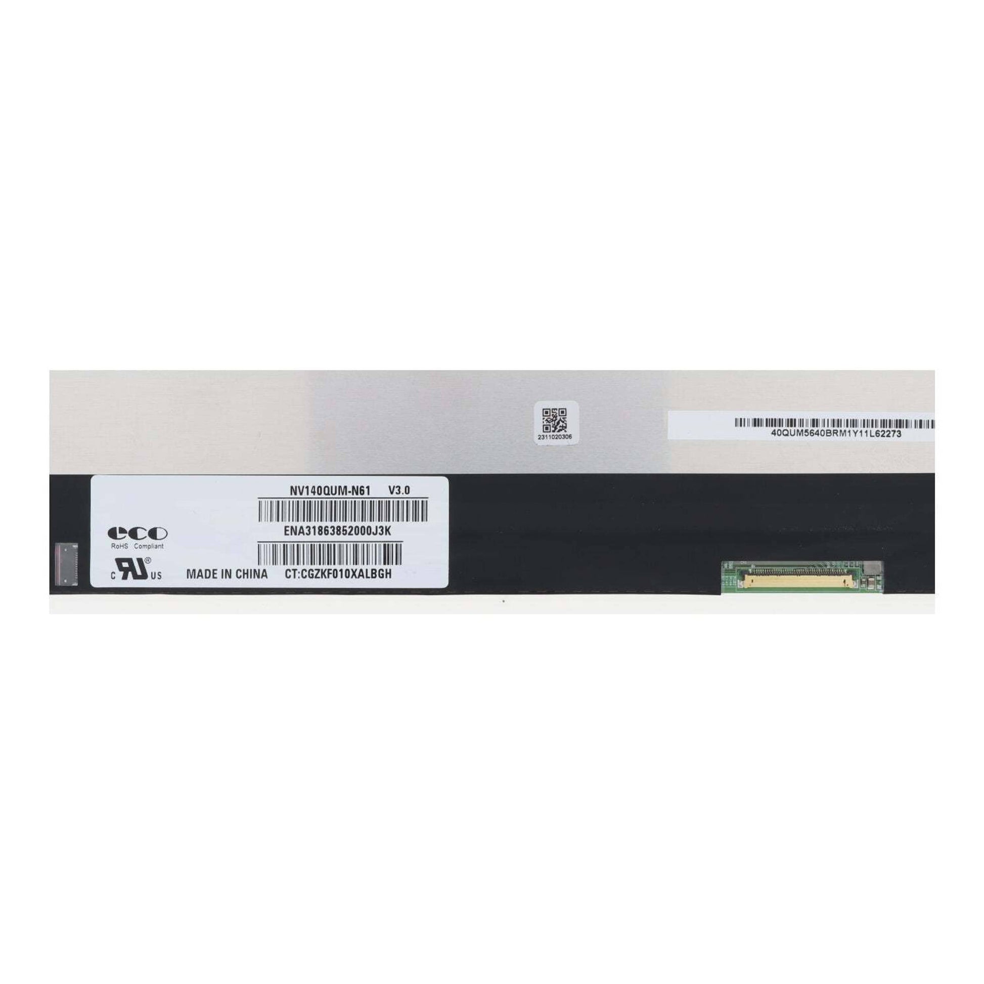 LCD Bildschirm fÜR Laptop 14,0 Zoll NV140QUM eDP 40Pin - Shopgalaxy