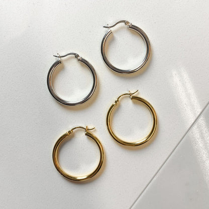 LIORA HOOPS 3CM - Shopgalaxy.ch