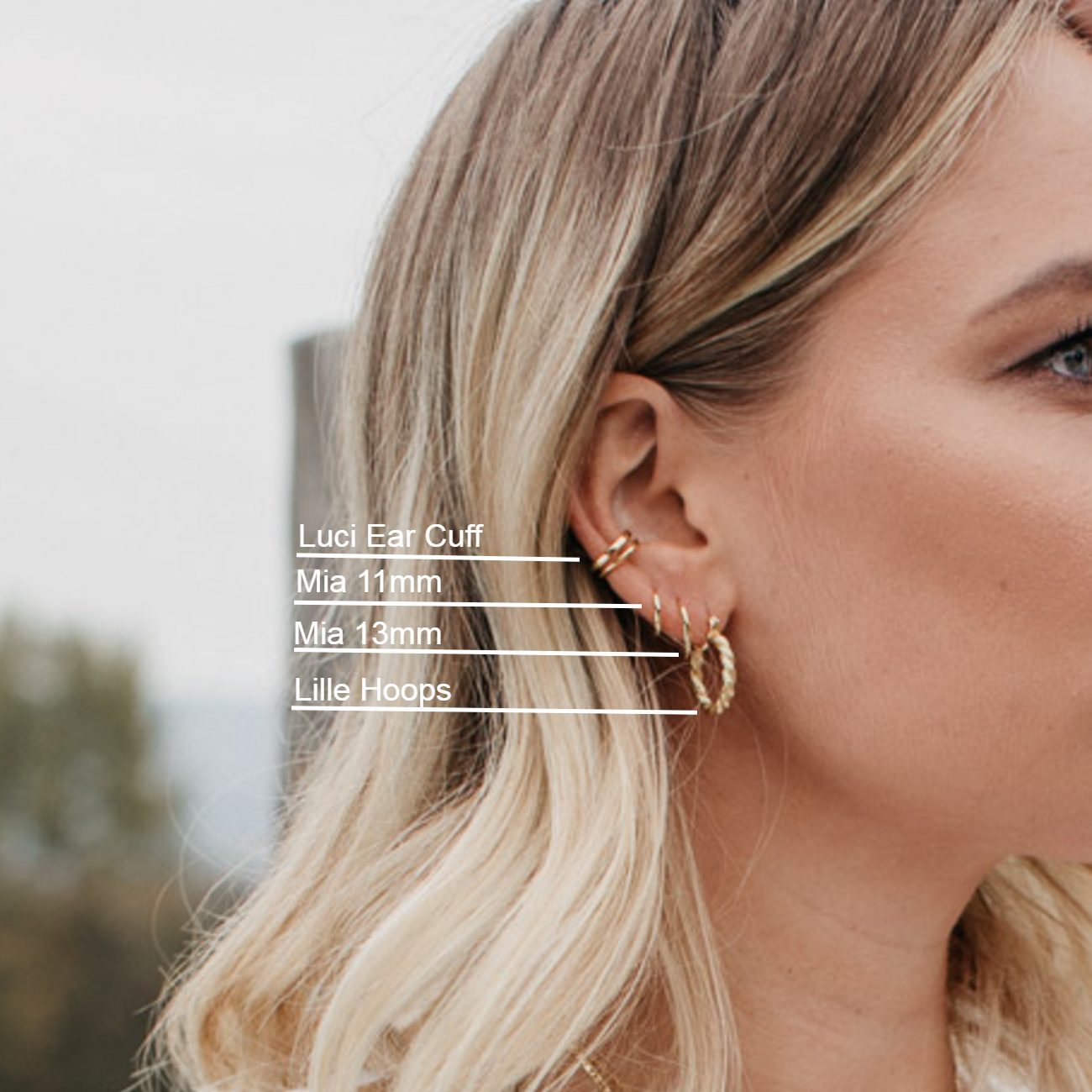 MIA HOOPS 1,1CM - Shopgalaxy